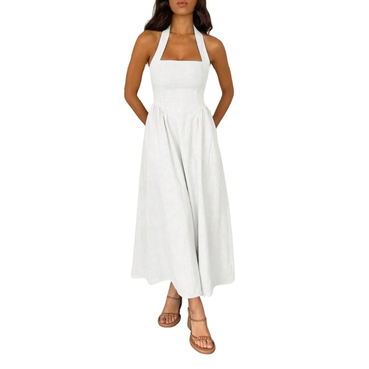 KATE™ – Abito Elegante Senza Maniche a Vita Alta