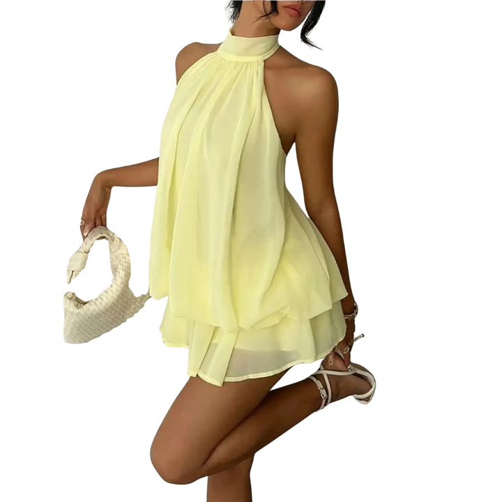 Gayle™ – Mini Abito Elegante con Nastro